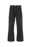 Our Legacy Straight Leg Five-pocket Trousers With Belt Loops In Black