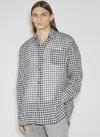 Our Legacy Men Darling Check Shirt In White