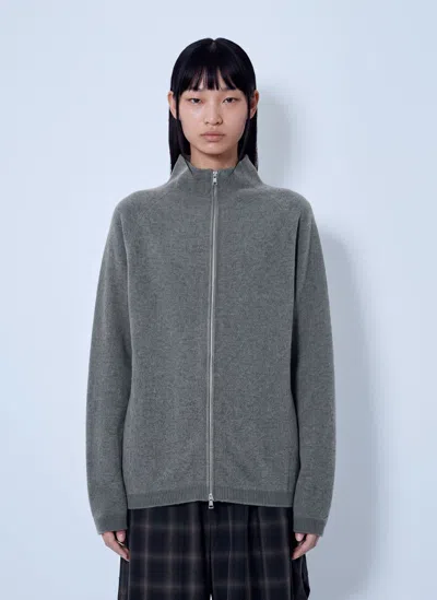 Our Legacy Dash Zip Cardigan In Gray