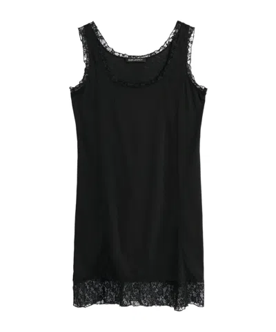 Our Legacy Dawn Dress   Raven Mist Airveil Cotton In Black