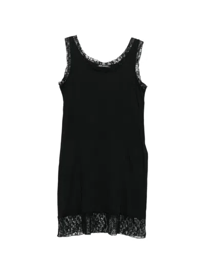 Our Legacy Dawn Lace Mini Dress In Black