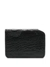 Our Legacy Debossed Card Holder In Black