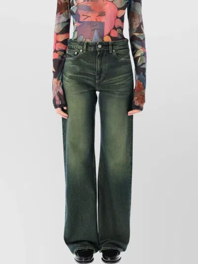 OUR LEGACY DENIM BOOT CUT TROUSERS