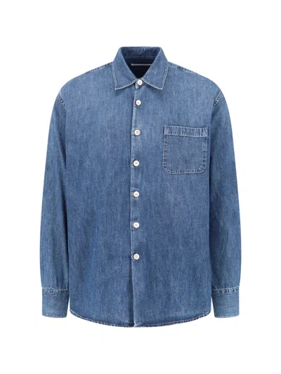 Our Legacy Denim Shirt "whatever" In Blue