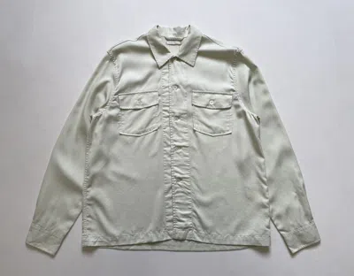 Pre-owned Our Legacy ‘dirty White Silky Wash' Chamois Shirt