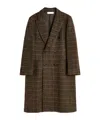 Our Legacy Dorf Check Boiled Alp Wool In Green