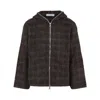 Our Legacy Check-pattern Wool-blend Sweatshirt In Gray