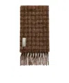 Our Legacy Dorf Check Fuzzy Alpaca In Brown