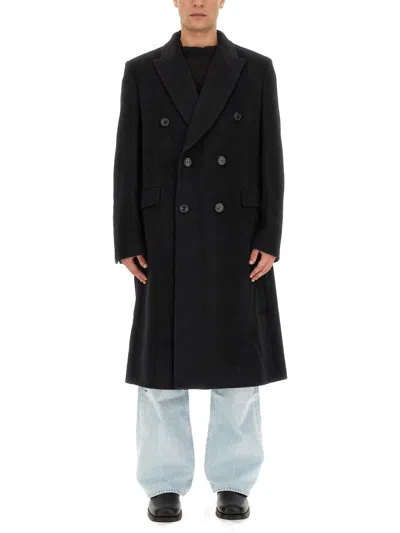 OUR LEGACY OUR LEGACY DOUBLE-BREASTED COAT "WHALE"