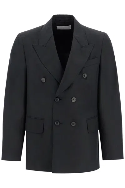 Our Legacy Sharp Double-breasted Blazer In Black