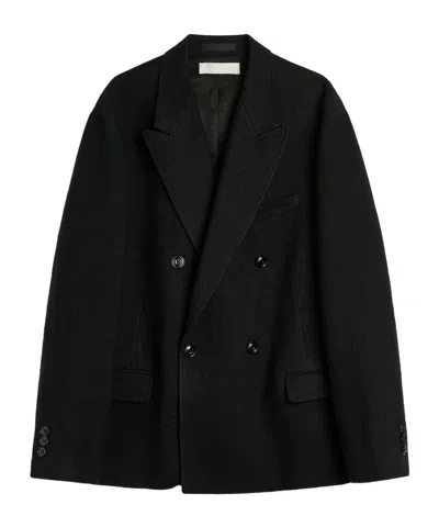 Our Legacy Double-breasted Blazer In Black