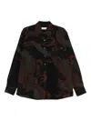 Our Legacy Dragon-print Shirt In Brown