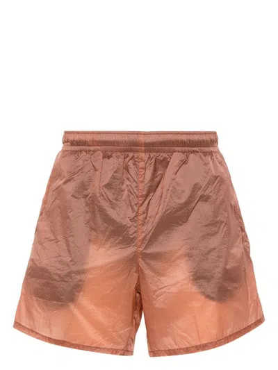 Our Legacy Drape Tech Swim Shorts In Brown