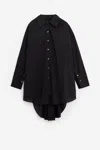 Our Legacy Gale Dress With Cuffed Sleeves And Loose Fit