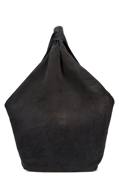 Our Legacy Drip Bag Nebula Wash Denim In Black