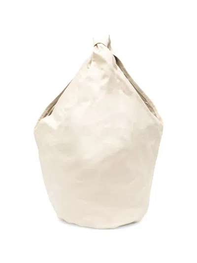 Our Legacy Drip Knotted Shoulder Bag In Neutral