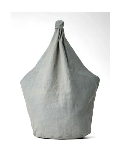 Our Legacy Drip Knotted Tote Bag In Gray