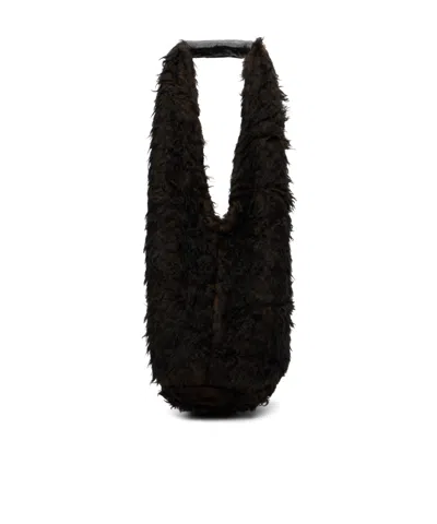Our Legacy Drip Shoulder Bag In Black