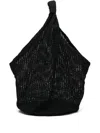Our Legacy Drip Schultertasche In Schwarz