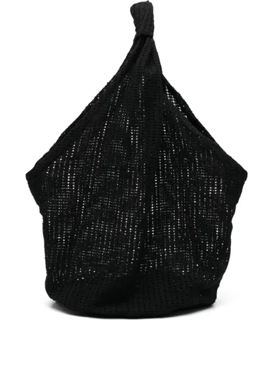 Our Legacy Drip Schultertasche In Schwarz