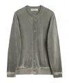 Our Legacy Relaxed-fit Merino Wool Cardigan With Button-down Closure In Gray