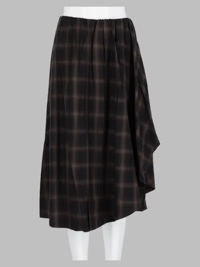 Our Legacy El Paso Check Tencel Mini Skirt In Multi