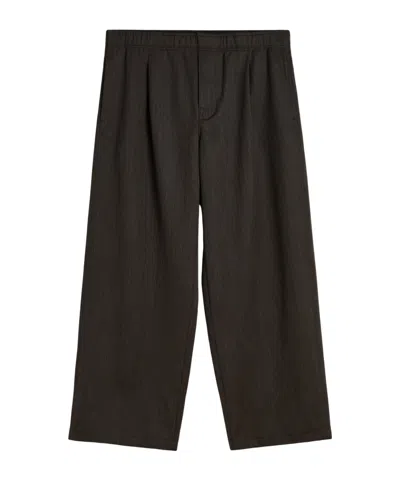 Our Legacy Elastic Waist Casual Pants In Brown