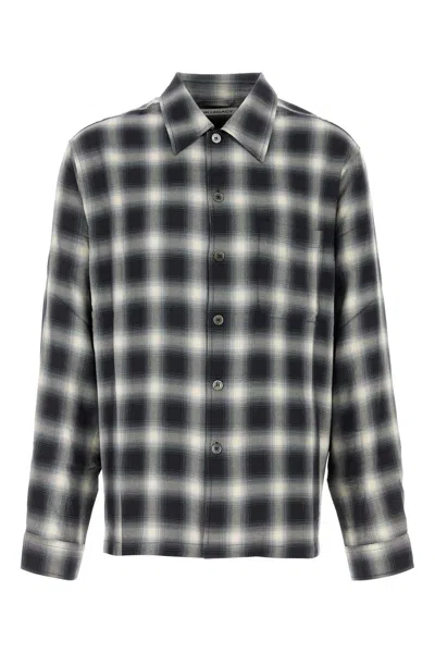 Our Legacy Embroidered Viscose Oversize Shirt In Multi