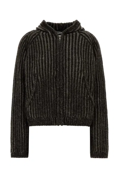 Our Legacy Embroidered Wool Cardigan In Multi