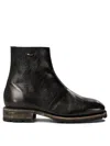 Our Legacy Engine Boot Ankle Boots In Black Leather In Black