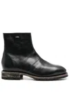 Our Legacy Engine Boot Ankle Boots In Black Leather In Black