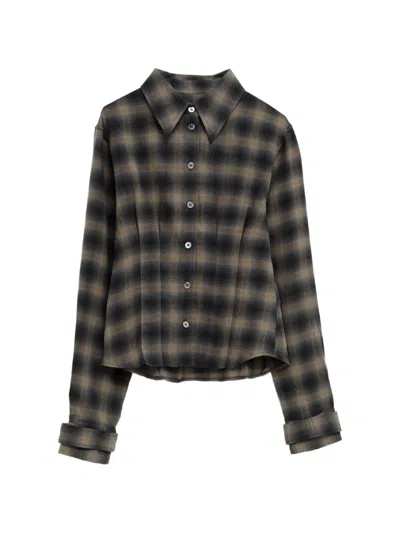 Our Legacy Envelop Check-print Shirt In Multi