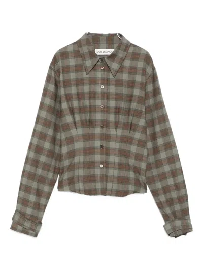 Our Legacy Envelop Shirt In Green