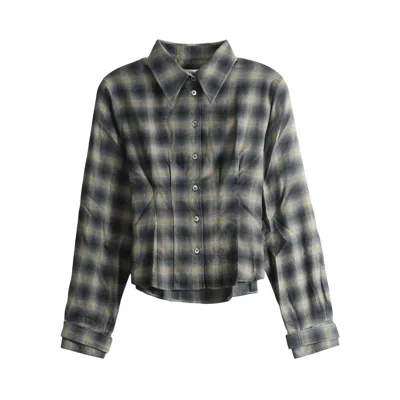 Pre-owned Our Legacy Envelope Long-sleeve Shirt 'yukon Check Woolton' | Multi-color | Women's Size 40