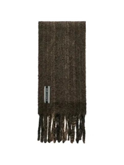 Our Legacy Estate Alpaca-blend Scarf In Brown