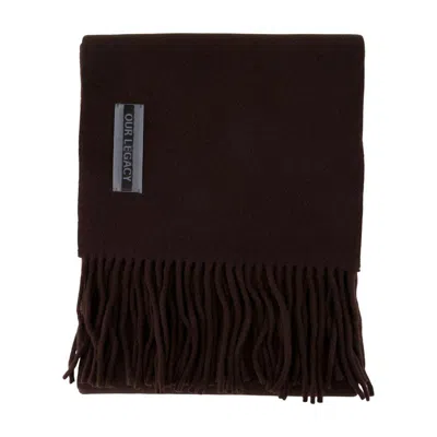 Our Legacy Estate Scarf In Brown