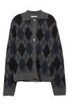 OUR LEGACY OUR LEGACY EVENING ARGYLE ALPACA BLEND CARDIGAN