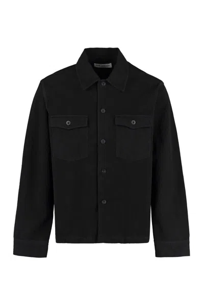 Our Legacy Evening Coach Cotton Overshirt In Black