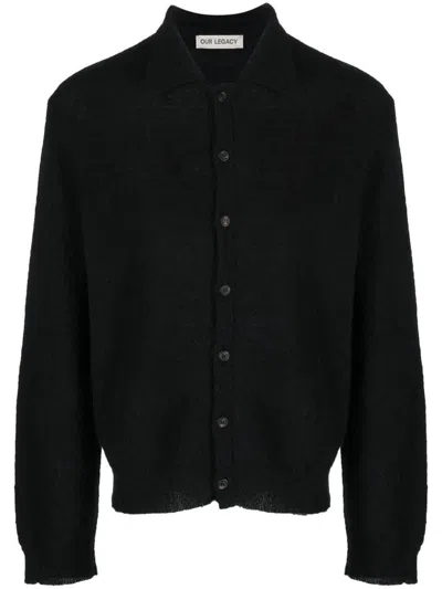 Our Legacy Evening Polo In Black