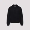 Our Legacy Black Evening Polo Cardigan In Black