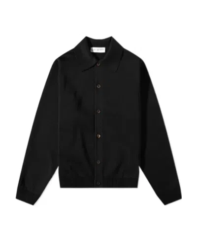 OUR LEGACY EVENING POLO-COLLAR CARDIGAN