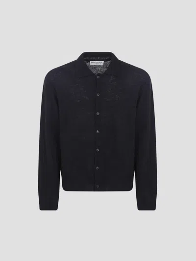 Our Legacy Evening Polo Shirt In Black