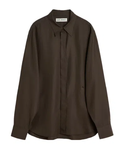Our Legacy Evening Shirt In Brown