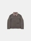 Our Legacy Wool Blend Single Breasted Coat In Red