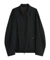 Our Legacy Evolved Jacket In Merino Wool Voile In Eclipse Black In Black
