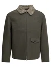 Our Legacy Wool Blend Single Breasted Coat In Green