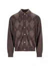 Our Legacy 'evvening Polo' Cardigan In Brown