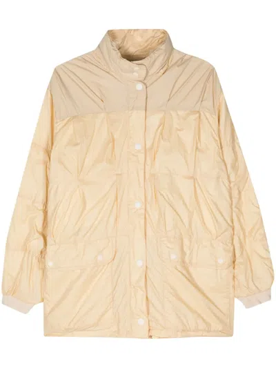 Our Legacy Exhaust Puffa Hooded Jacket In Yellow