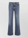 Our Legacy Faded Five-pocket Trousers Featuring Belt Loops In Blue