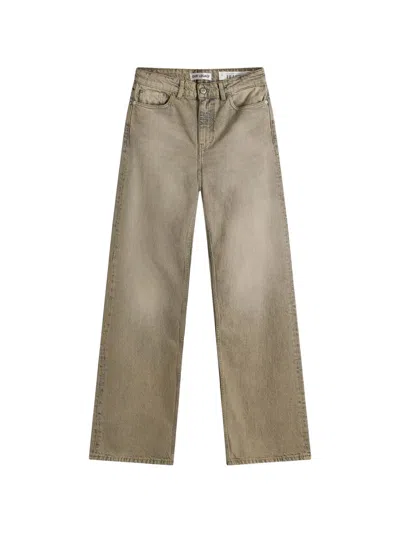 Our Legacy Faded Straight-leg Jeans In Brown